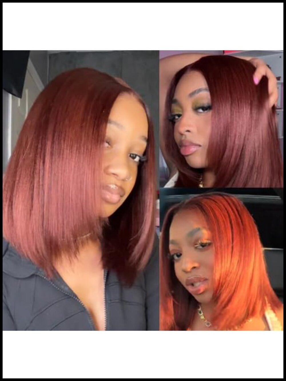 220% Density Yaki Straight Bob Human Hair Wig Glueless 9x6 T Part Wear & Go Pre